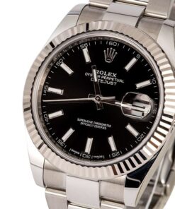 Alternative view of HandMade The Rolex Datejust 41 Ref 126334 Black Index Dial