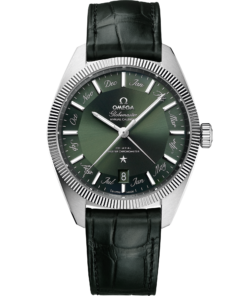 Omega CONSTELLATION GLOBEMASTER 41 mm, steel on leather strap 130.33.41.22.10.001