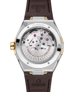 Alternative view of Omega CONSTELLATION 41 mm, steel ‑ yellow gold on leather strap 131.23.41.21.06.002