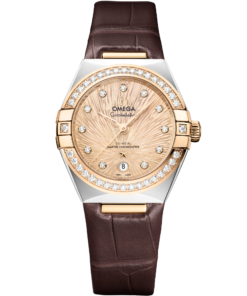 Omega CONSTELLATION 29 mm, steel ‑ Moonshine™ gold on alligator 131.28.29.20.58.001
