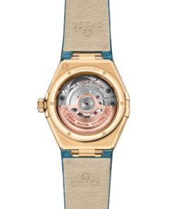 Alternative view of Omega CONSTELLATION 29 mm, yellow gold on leather strap 131.53.29.20.52.001