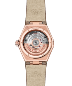 Alternative view of Omega CONSTELLATION 29 mm, Sedna™ gold on leather strap 131.58.29.20.52.002