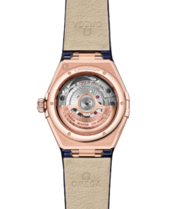 Alternative view of Omega CONSTELLATION 29 mm, Sedna™ gold on leather strap 131.58.29.20.53.003