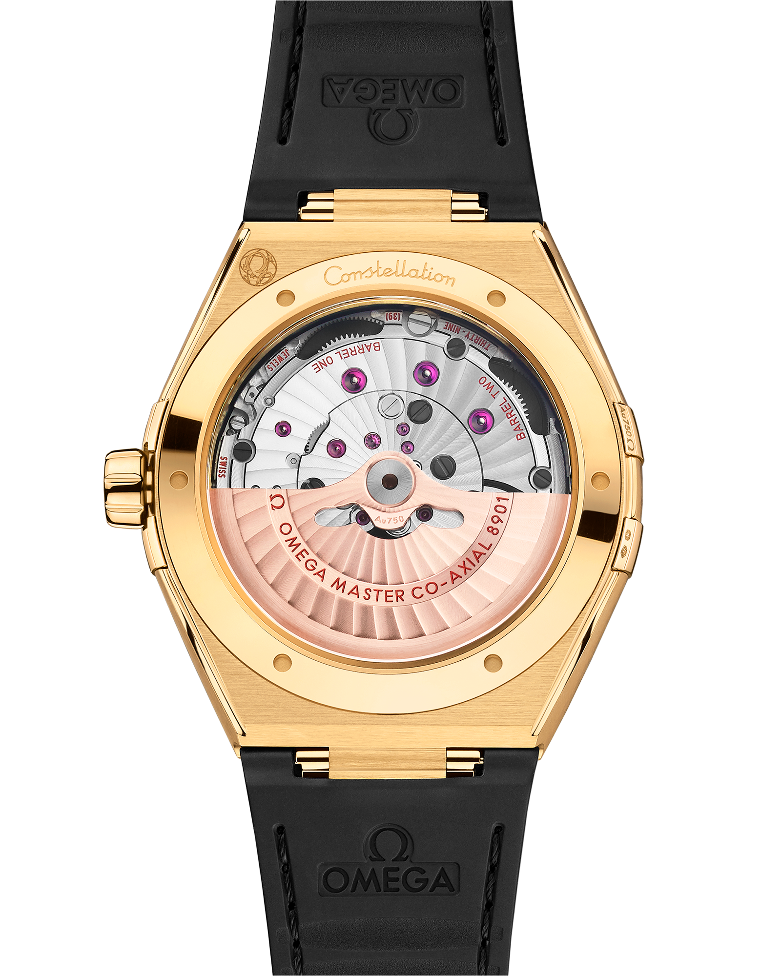 Omega CONSTELLATION 41 mm, yellow gold on leather strap 131.63.41.21.01.001 - Image 2