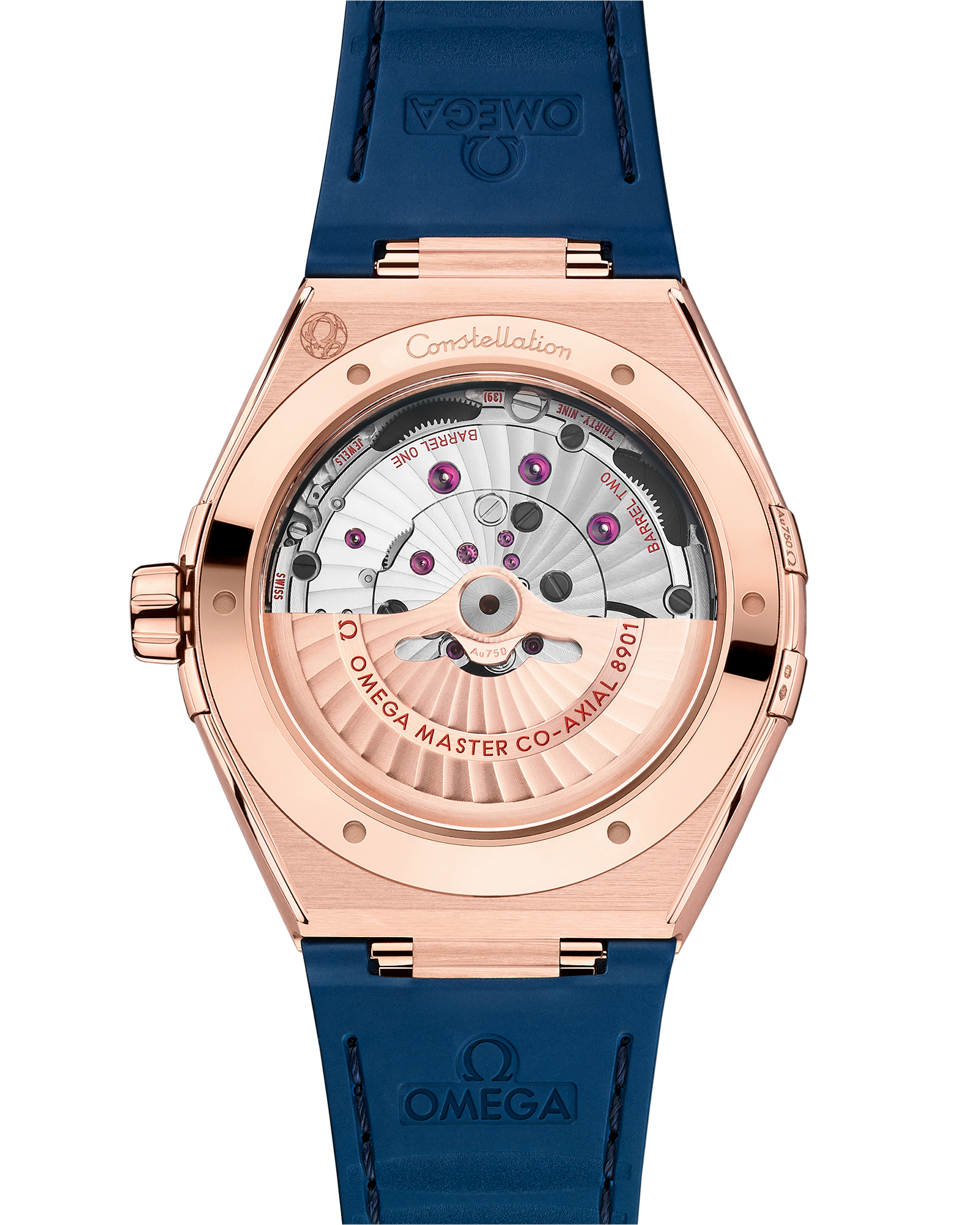 Omega CONSTELLATION 41 mm, Sedna™ gold on leather strap 131.63.41.21.03.001 - Image 2