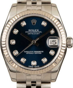 HandMade Rolex Datejust 178274 Blue Diamond Dial