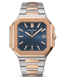 DATE. SWEEP SECONDS. Rose gold and steel 5821/1AR-001