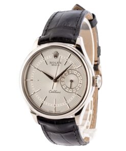 Alternative view of HandMade The Rolex Cellini 50519 Silver Guilloche Dial