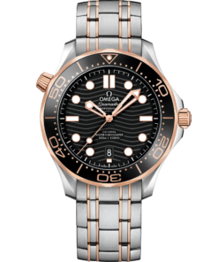 Omega SEAMASTER DIVER 300M 42 mm, steel ‑ Sedna™ gold on steel ‑ Sedna™ gold 210.20.42.20.01.001