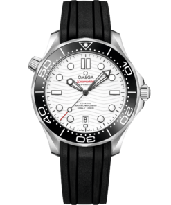 Omega SEAMASTER DIVER 300M 42 mm, steel on rubber strap 210.32.42.20.04.001