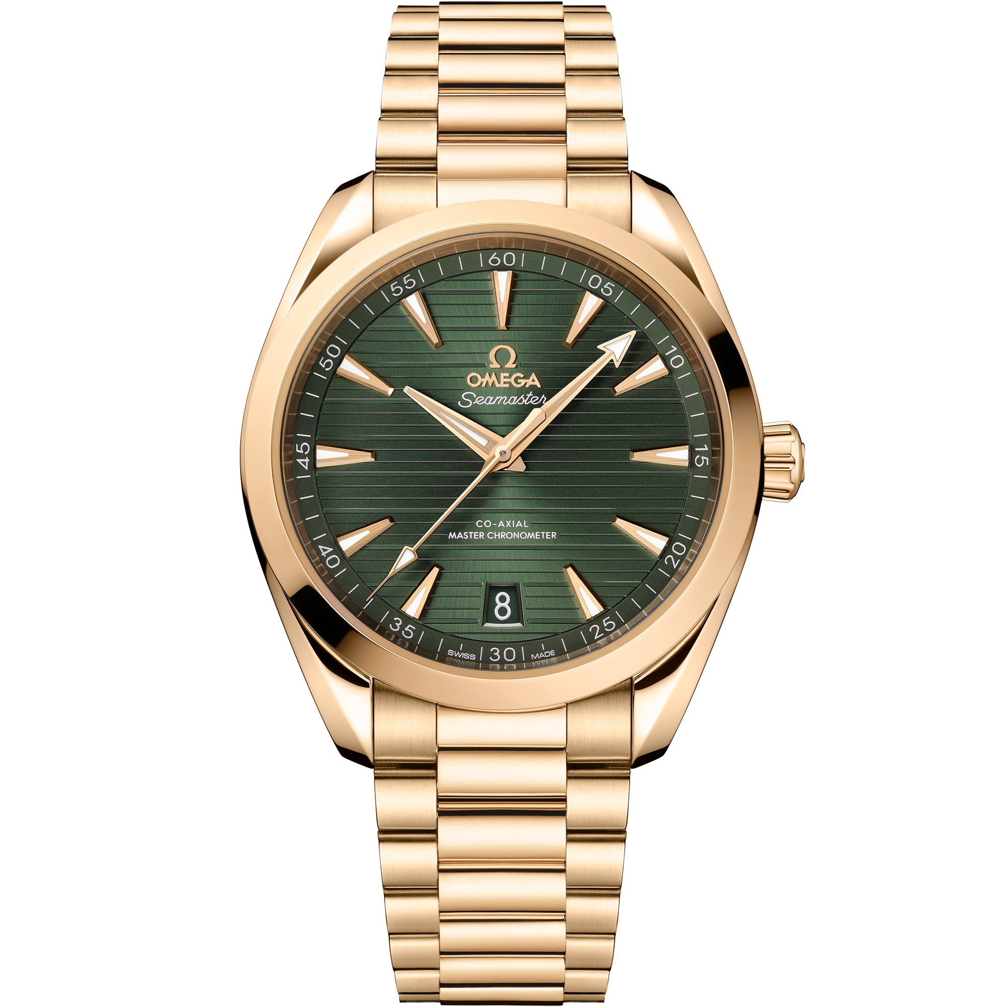 Omega SEAMASTER AQUA TERRA 150M 41 mm, Moonshine™ gold on Moonshine™ gold 220.50.41.21.10.001