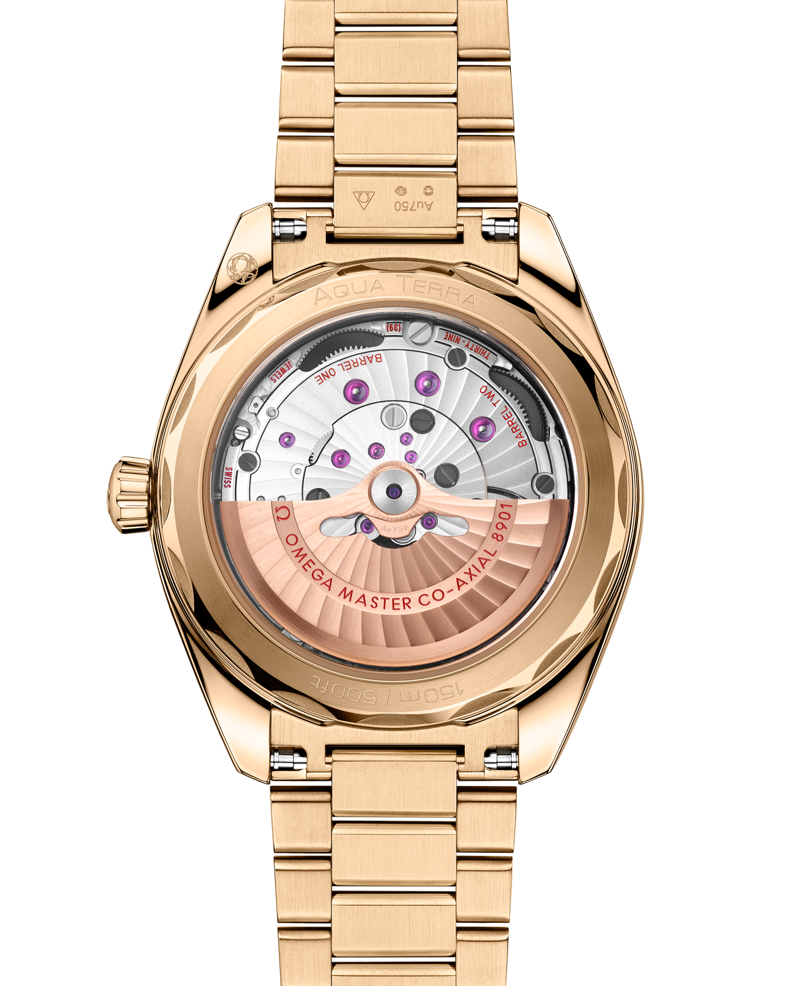 Omega SEAMASTER AQUA TERRA 150M 41 mm, Moonshine™ gold on Moonshine™ gold 220.50.41.21.10.001 - Image 2