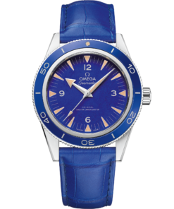 Omega SEAMASTER 300 41 mm, platinum on leather strap 234.93.41.21.99.002
