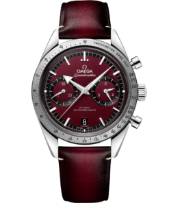 Omega SPEEDMASTER '57 40.5 mm, steel on leather strap 332.12.41.51.11.001