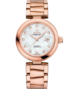 Omega DE VILLE LADYMATIC 34 mm, Sedna™ gold on Sedna™ gold 425.60.34.20.55.004