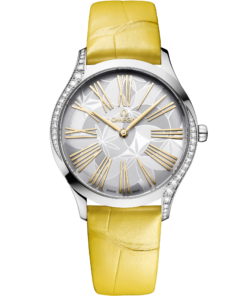 Omega DE VILLE TRÉSOR 36 mm, steel on alligator 428.18.36.60.02.002