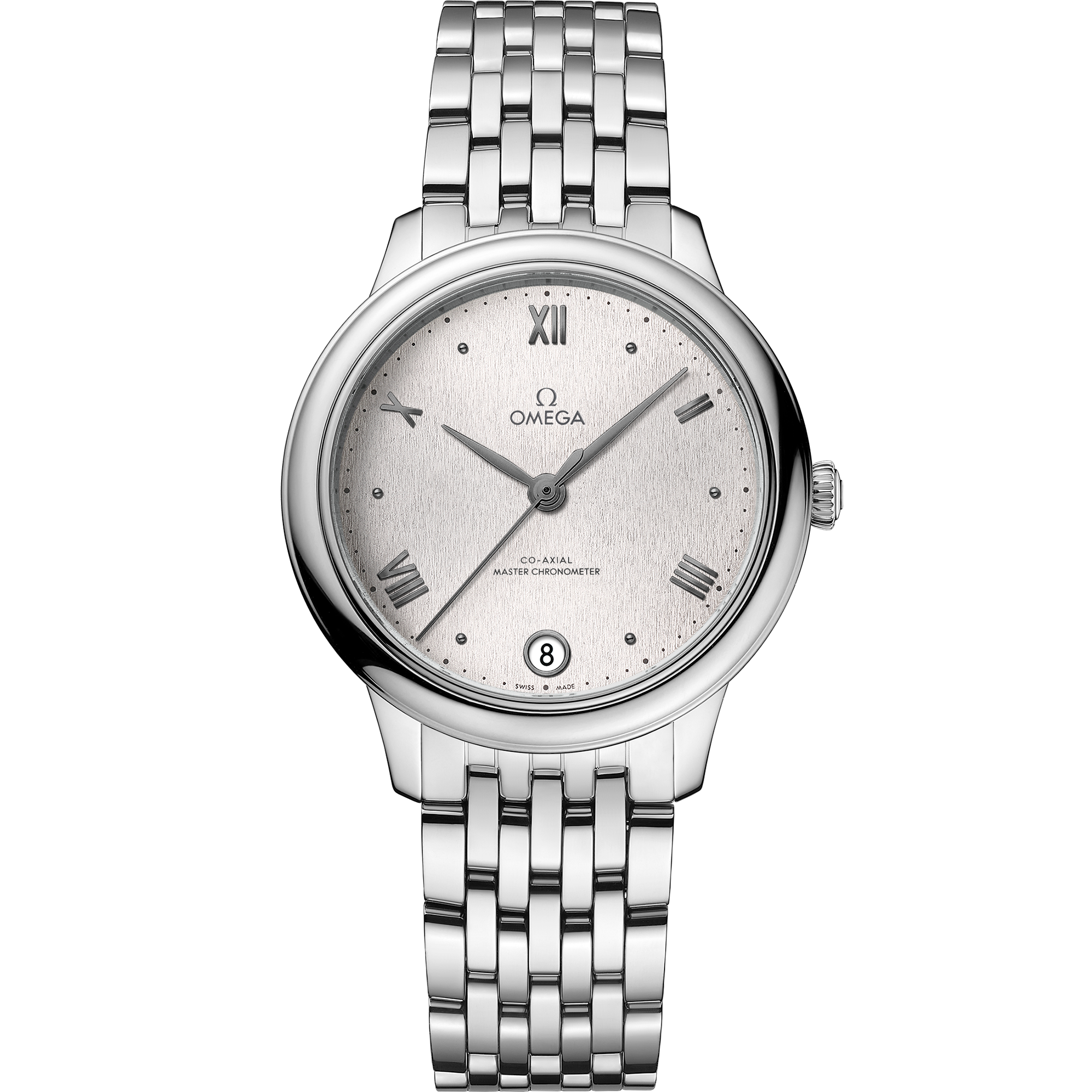 Omega DE VILLE PRESTIGE 34 mm, steel on steel 434.10.34.20.02.001