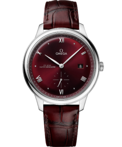 Omega DE VILLE PRESTIGE 41 mm, steel on leather strap 434.13.41.20.11.001