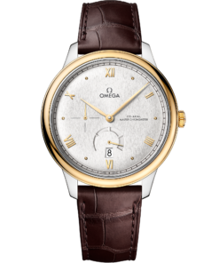 Omega DE VILLE PRESTIGE 41 mm, steel ‑ yellow gold on leather strap 434.23.41.21.02.001