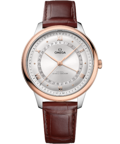 Omega DE VILLE PRESTIGE 42 mm, steel ‑ Sedna™ gold on alligator 434.23.42.22.02.001