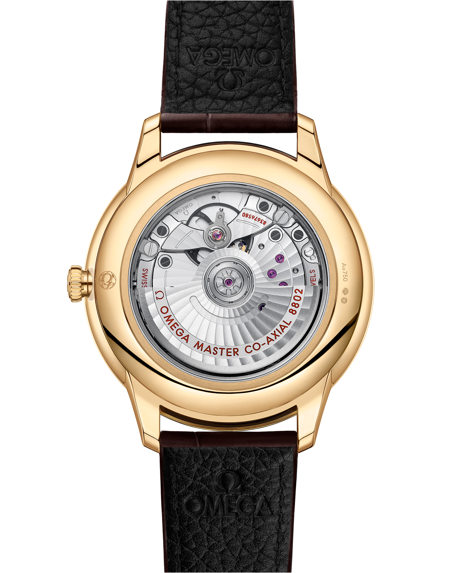 Omega DE VILLE PRESTIGE 41 mm, yellow gold on leather strap 434.53.41.20.02.001 - Image 2