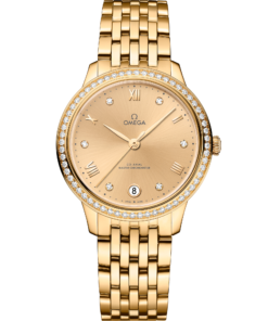 Omega DE VILLE PRESTIGE 34 mm, yellow gold on yellow gold 434.55.34.20.58.001