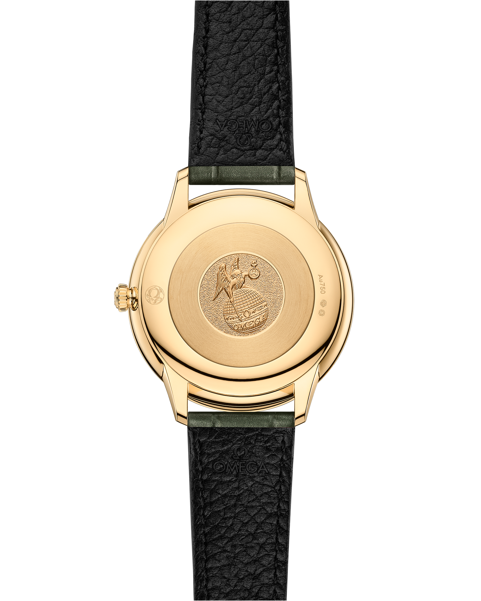 Omega DE VILLE PRESTIGE 30 mm, yellow gold on leather strap 434.58.30.60.55.002 - Image 2