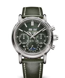 SPLIT-SECONDS CHRONOGRAPH. PERPETUAL CALENDAR. White gold 5204G-001