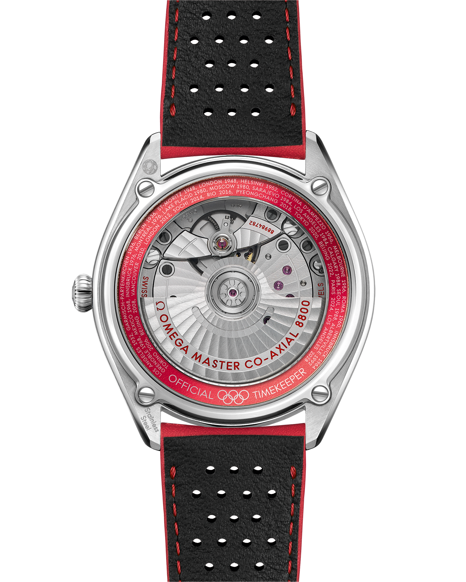 Omega SEAMASTER OLYMPIC OFFICIAL TIMEKEEPER 39.5 mm, steel on leather strap 522.32.40.20.01.004 - Image 2