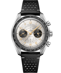 Omega SPEEDMASTER CHRONOSCOPE 43 mm, steel on leather strap 522.32.43.51.02.001