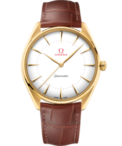 Omega SEAMASTER OLYMPIC OFFICIAL TIMEKEEPER 39.5 mm, yellow gold on leather strap 522.53.40.20.04.001