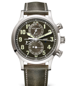 CALATRAVA PILOT TRAVEL TIME. FLYBACK CHRONOGRAPH. White gold 5924G-010