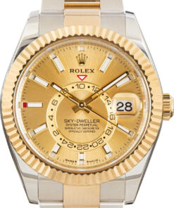 HandMade The Rolex Sky-Dweller 336933 Champagne Dial