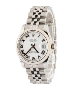 Alternative view of HandMade The Lady Rolex Datejust 31 Ref 178274 White Roman Dial