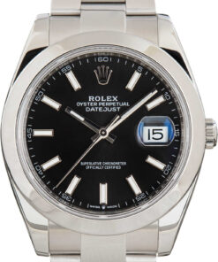 HandMade Rolex Datejust 41 Ref 126300 Black Dial