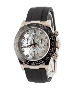 Alternative view of HandMade The Rolex Daytona 116519 Mother of Pearl Diamond Dial