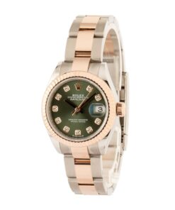 Alternative view of HandMade The Rolex Datejust 28 Ref 279171 Olive Green Diamond Dial