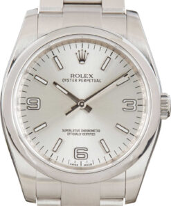 HandMade The Rolex Oyster Perpetual 116000 Silver Arabic Dial