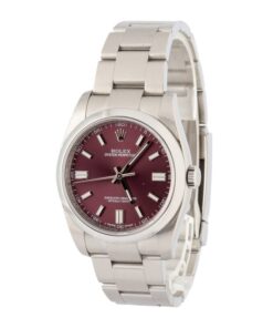 Alternative view of HandMade Rolex Oyster Perpetual 116000 Red Grape Dial