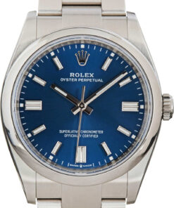 HandMade Rolex Oyster Perpetual 126000 Blue Dial