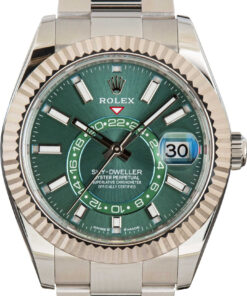 HandMade The Rolex Sky-Dweller Ref 336934 Green Index Dial