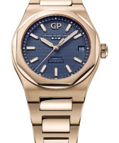 Laureato 42 mm Pink Gold Ultramarine Blue