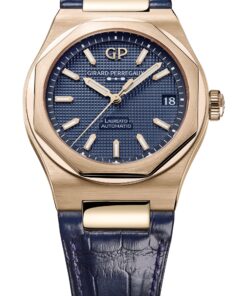 Laureato 42 mm Pink Gold Ultramarine Blue