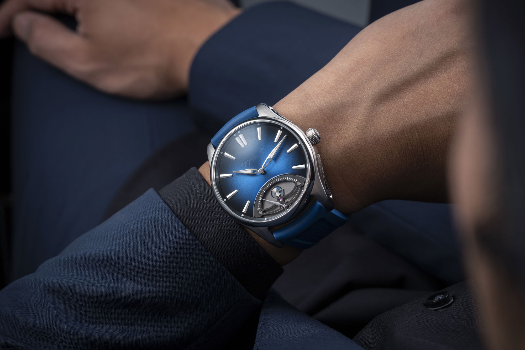 Pioneer Retrograde Seconds Midnight Blue - Image 8