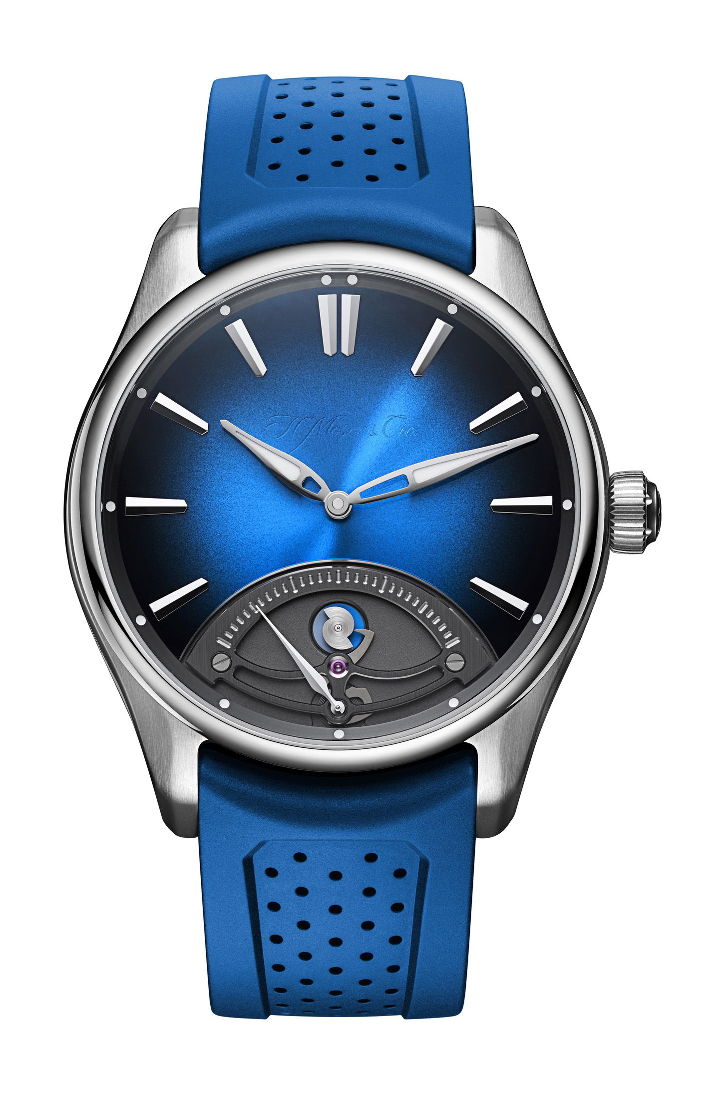 Pioneer Retrograde Seconds Midnight Blue