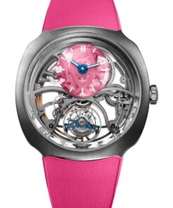 Streamliner Cylindrical Tourbillon Skeleton Alpine Limited Edition Pink Livery
