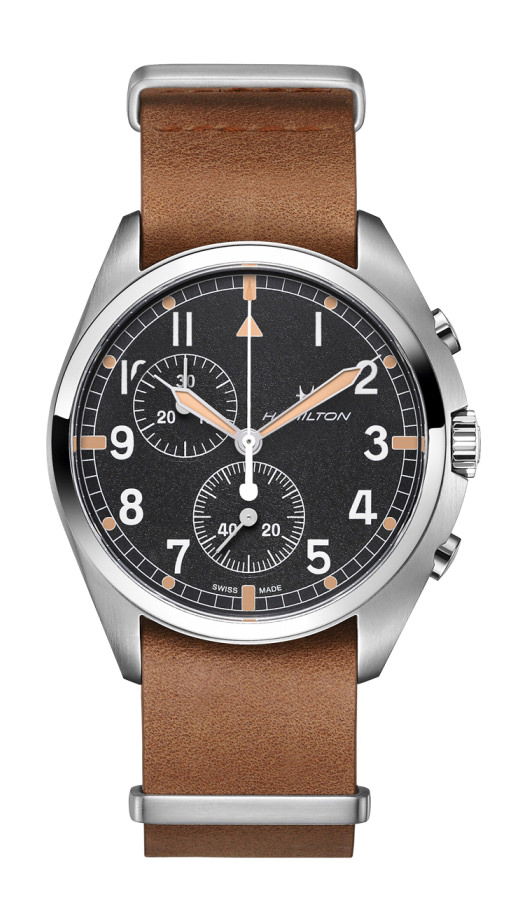 Khaki Aviation Pilot Pioneer Chrono Quartz