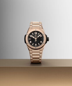 Alternative view of Big Bang Integrated Time Only King Gold