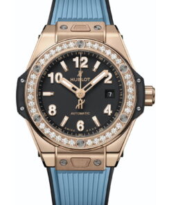 Alternative view of Big Bang One Click King Gold Diamond 33mm