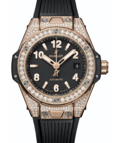Big Bang One Click King Gold Pavé 33mm